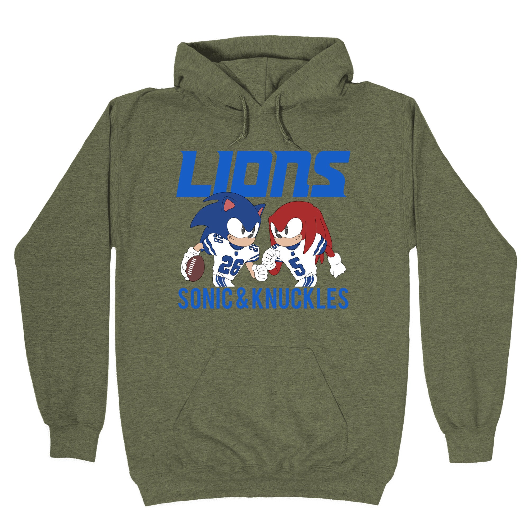 Lions Sonic and Knuckles Hoodie